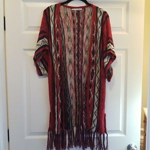 Maurices Short Sleeve Cardigan Large